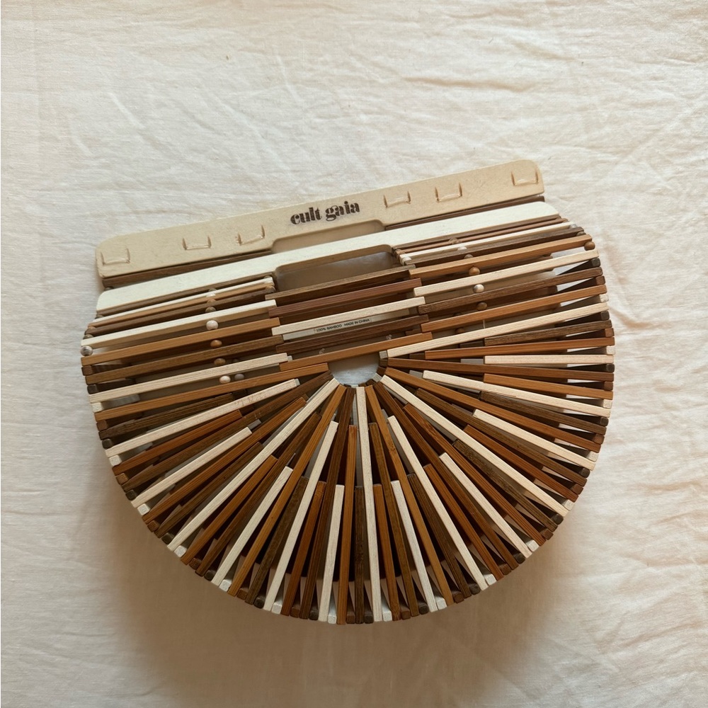 Cult Gaia Ark Bamboo Handle Bag